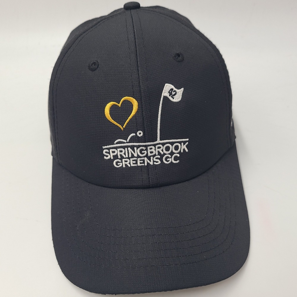 Srixon‎ Hat Adjustable Black Springbrook Greens State Golf Course New York Men